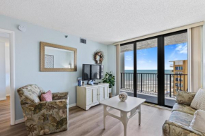 Ocean View with a beachfront pool at Ocean Trillium Condo ~ 701